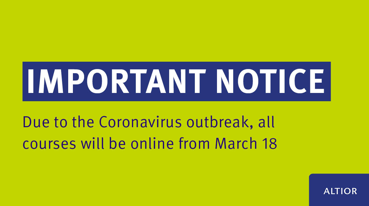 IMPORTANT NOTICE RE: COVID-19 AND OUR ONLINE SERVICES AS OF 18 MARCH ...